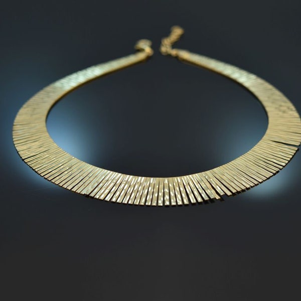 Schicke cleopatra kette aus vergoldetem silber 925