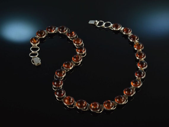 Danzig around 1970! Beautiful Baltic Amber Necklac