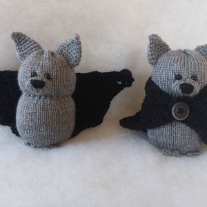 Ready made 15 cm Knitted-Crocheted Bat Toy