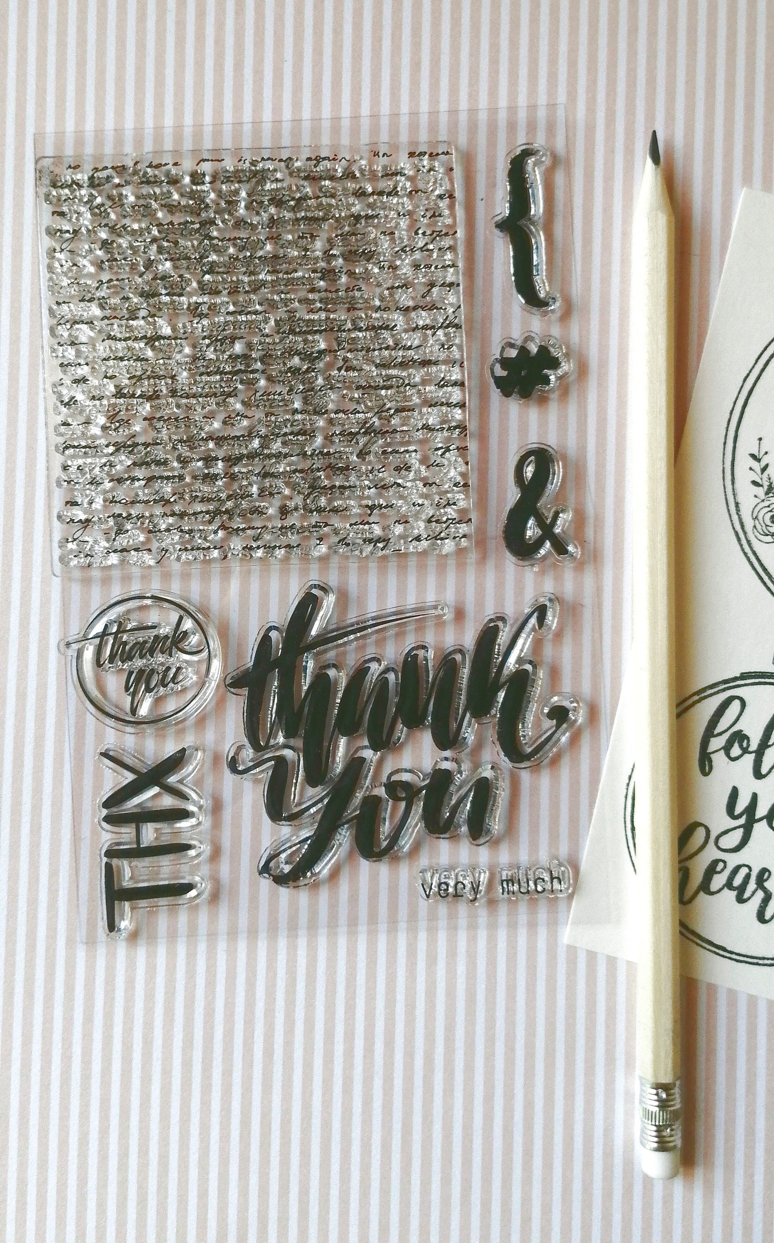 Tampons silicone Clear Stamp thème divers pour scrapbooking Etsy