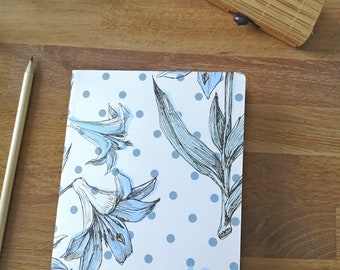 A5 notebook - blank page notebook, 48 blank pages