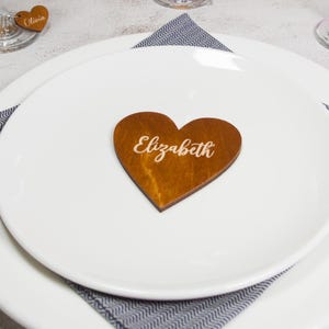Herz Hochzeit Platz Namensschild, Gastgeschenke, Platzkarten für die Hochzeit, Platzkarte für die Hochzeit, Platzkarte für die Hochzeit, Bridal Shower, Junggesellinnenabschied
