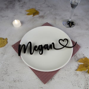 Personalisierte Tischkarten Hochzeit, Laser geschnittene Platzkarten, Platzkarten Geburtstag, Tischdeko Geburtstag, Platzkarte Holz, Platzkarten für den Brautpartytisch