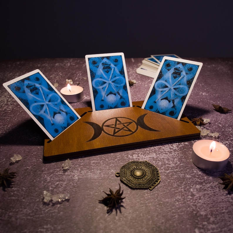 tarot cards stand
custom card holder
oracle card stand
wooden cards stand
tarot cards altar
fortune telling tool
divination decor
tarot reading stand
card of day altar
custom witch altar
card reading display
tarot accessory
gift for witch