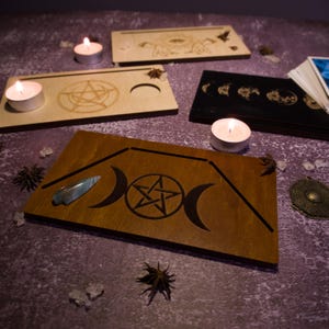 tarot cards stand
custom card holder
oracle card stand
wooden cards stand
tarot cards altar
fortune telling tool
divination decor
tarot reading stand
card of day altar
custom witch altar
card reading display
tarot accessory
gift for witch