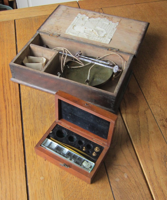 Indian Rosewood Balance Scale Box - 19th Century Indian Rosewood Balance Scale Box - 19th Century