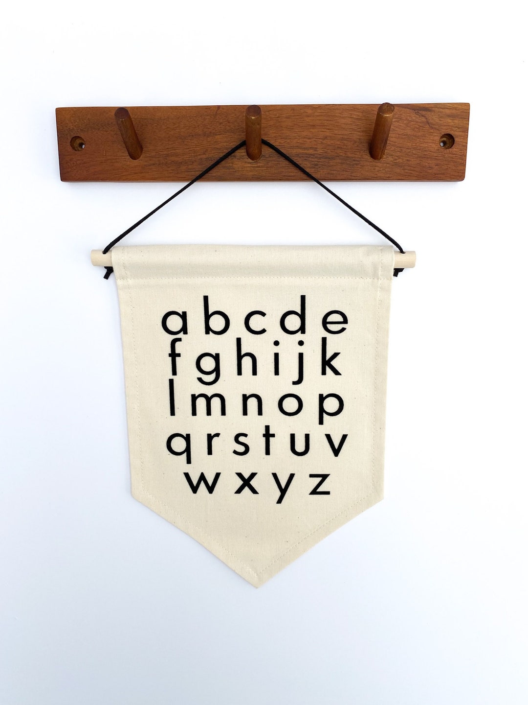 Lowercase Alphabet Fabric Wall Banner for Education and Kid's Decor