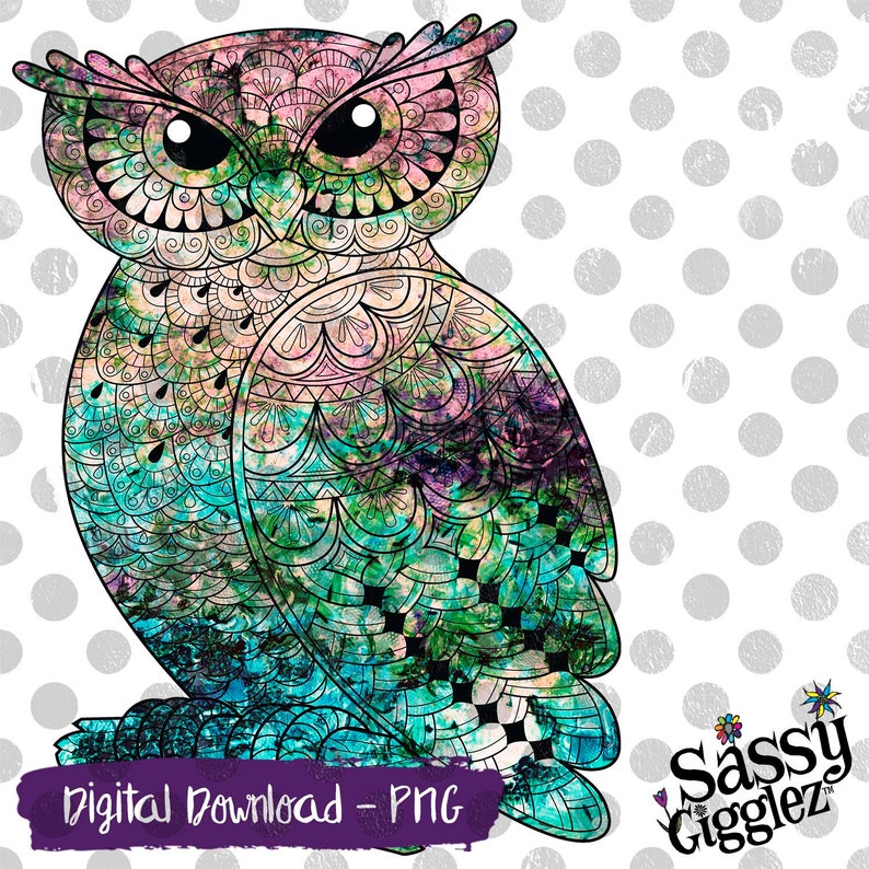 Download Watercolor Owl Digital Download Png Etsy
