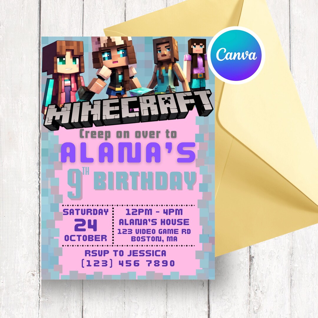 Danilo Promotions LTD Tarjeta De Cumpleaños De Minecraft 