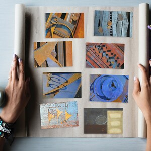 8 pack de cartes-cadeaux blanc photographie abstraite