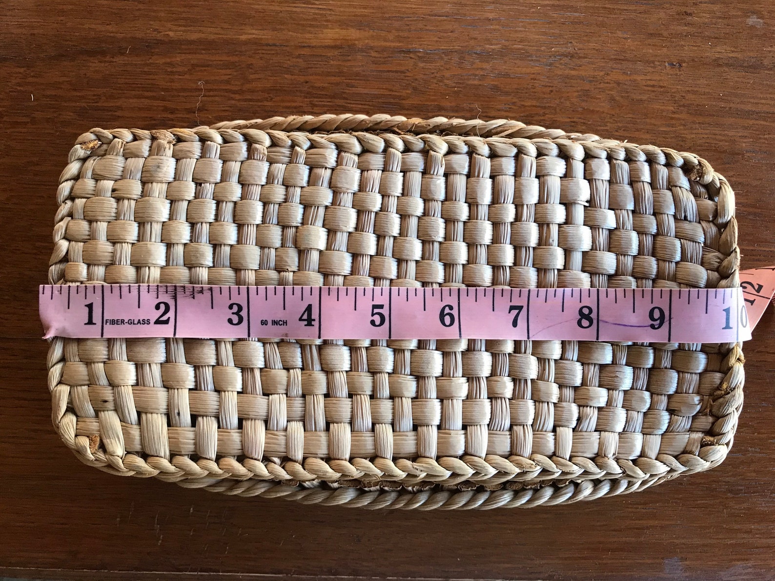 Set of 2 straw baskets straw baskets decorative baskets Etsy Polska