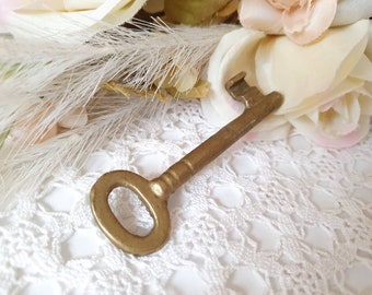 Clé de porte antique, clé rustik, clé en laiton vintage