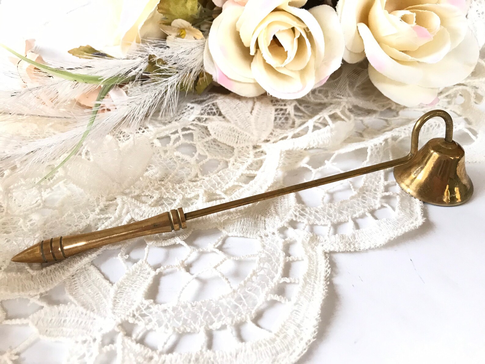 Brass Candle Extinguisherantique candle extinguisher Etsy