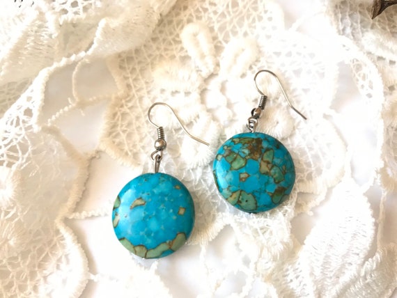 Natural stone best sale earrings