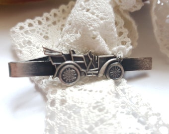 Vintage Auto Krawattenklammer. Geschenk für Papa, Bräutigam, Bräutigam, Hochzeit, Jahrestag, Weihnachten, Geburtstag, Geschenk für Männer