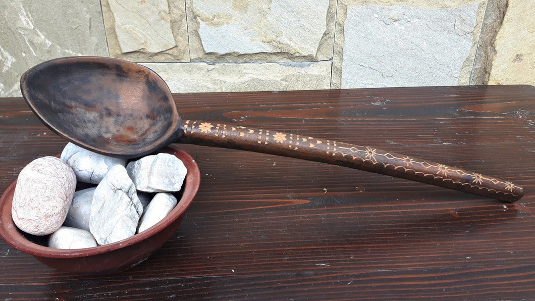 Vintage Wooden Spoon. Vintage Rustic Spoon. Vintage Kitchen Spoon