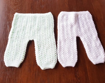 baby knitted nappies,Hand knitted pants, high waisted 0-3 month ,boys girls soakers ,Spring Fall Winter,