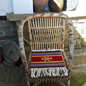 54/50 Decoration, rag rug wool table, rag rug wool table image 2