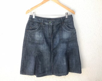 Denim skirt,Vintage S.OLIVER Blue Denim Jean Skirt SIZE 40,