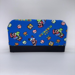Nintendo Switch 2 Dock Cover Super Mario World Pixel Mario Yoshi Retro Dock Sock, Screen Protector Sleeve FOR SWITCH 2 ONLY!