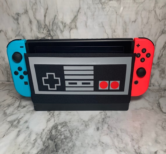 Nintendo Switch Old School NES Controller Dock Sock Dock Cover