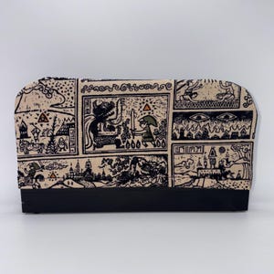 Nintendo Switch 2 Dock Sock Legend of Zelda Comic Book Wind Waker Dock Cover Screen Protector Sleeve FOR SWITCH 2 ONLY Scroll Hyrule Comics