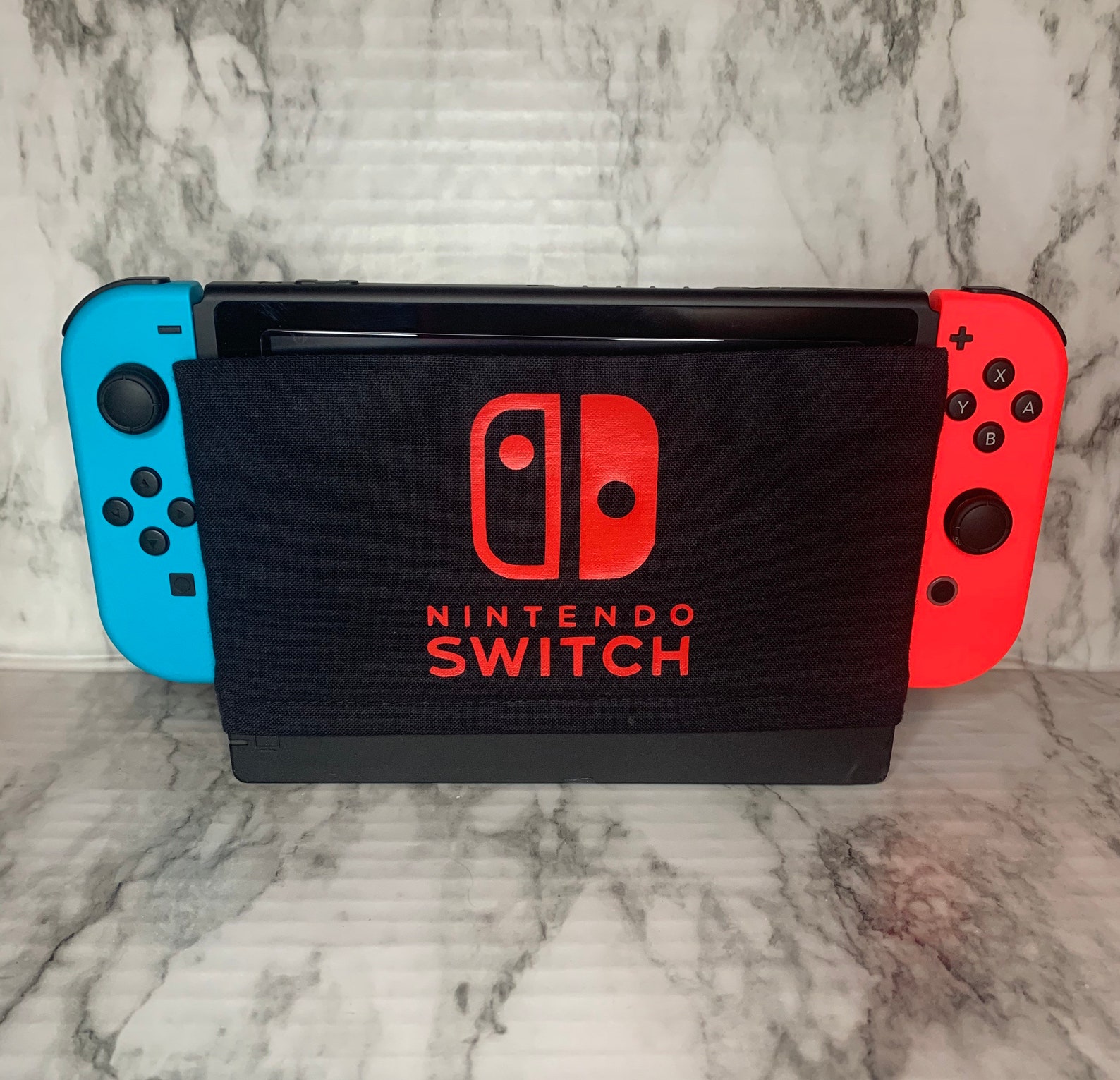 Red Nintendo Switch Dock Cover Etsy