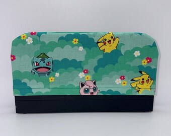 Nintendo Switch 2 Dock Sock // Dock Cover // Screen Protector Sleeve FOR SWITCH 2 Pokemon Pikachu Jugglypuff Bulbasaur Floral Frolic