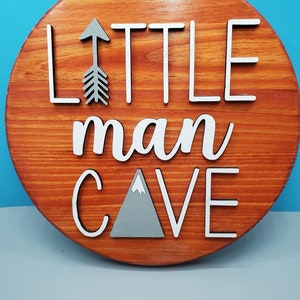 Little Man Cave Door/Wall Hanger
