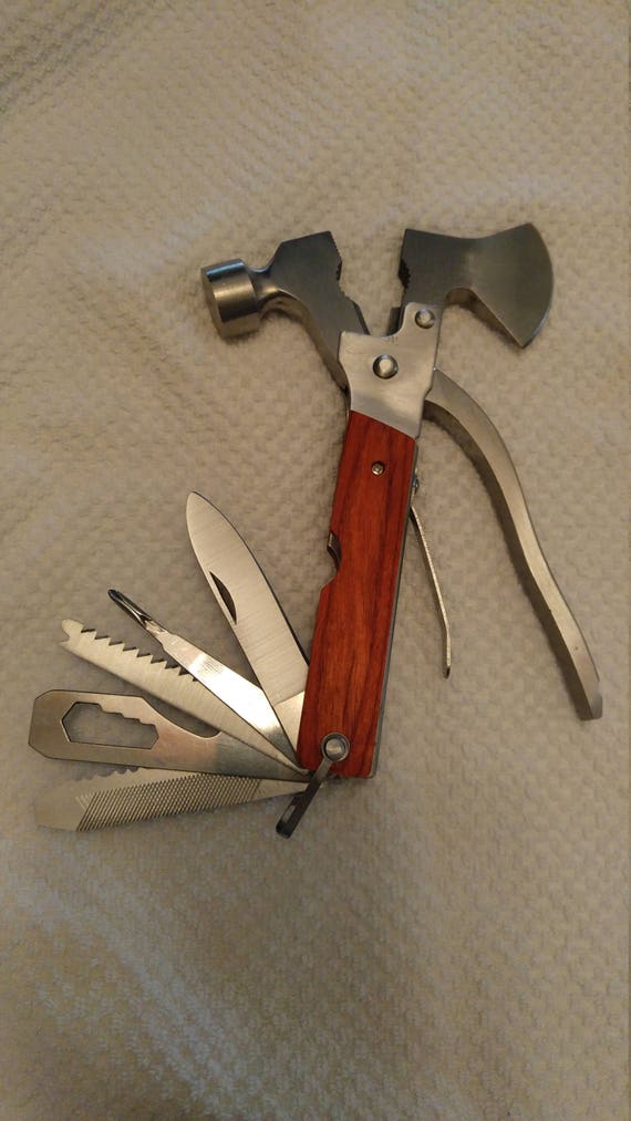 Personalized 13 in Multi Tool With Axe