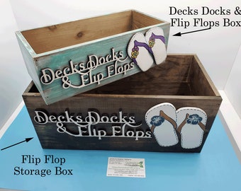 Flip Flop Storage Box Etsy