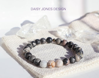Black Jasper and Agate