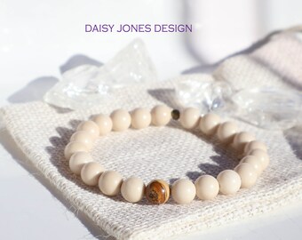 White Jasper & Fire Agate