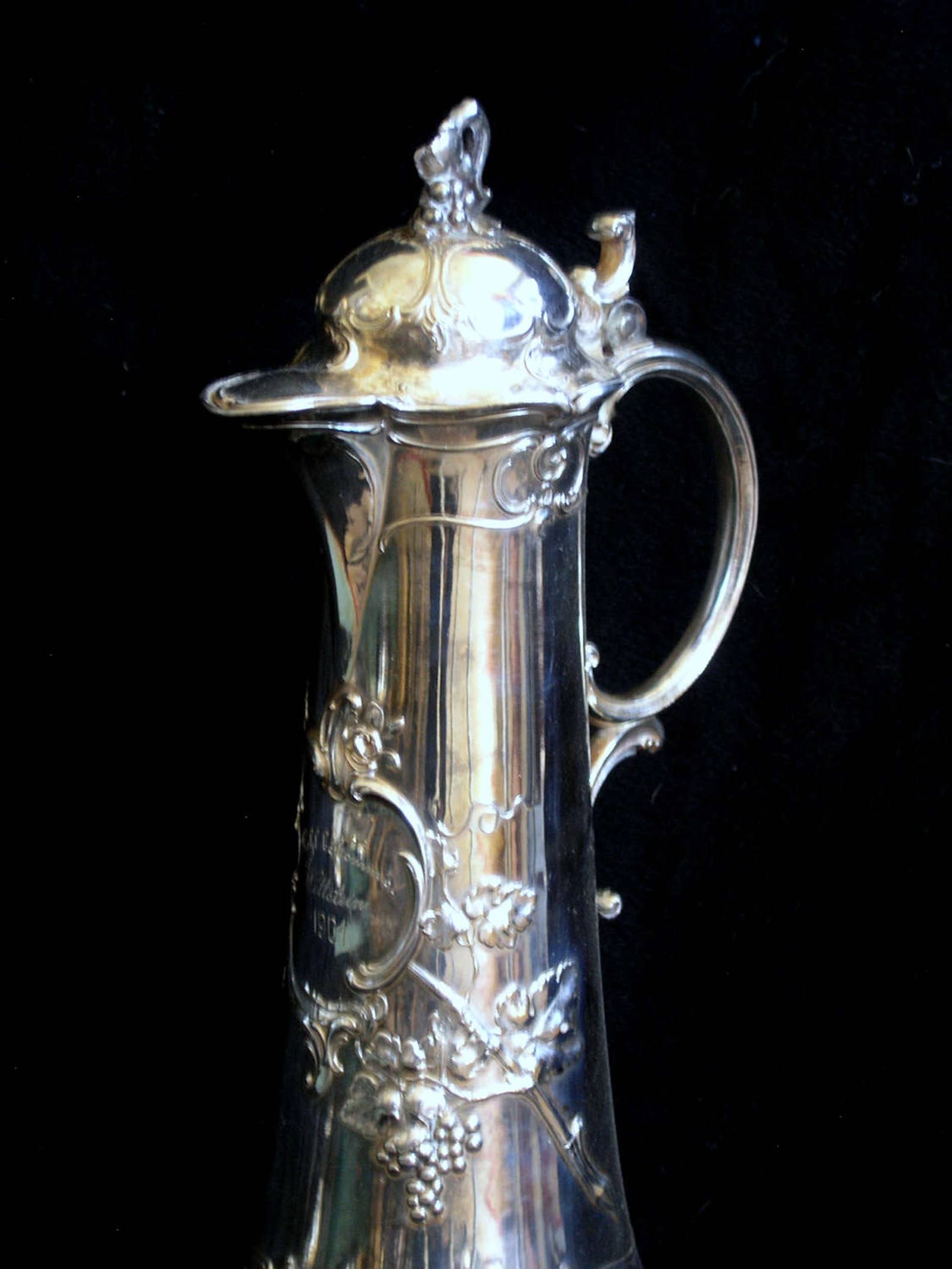 Antique WMF Silver Plate Claret Jug Decanter Karaffe Pre 1901 Etsy