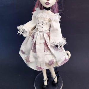 Swing knee length skirt with cute print - Monster G1 G3, Ever after, OMG, Rainbow doll high fashion clothes