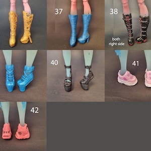 1 par original high fashion-skor till Rainbow, Monster G3 flickadocka bild 6