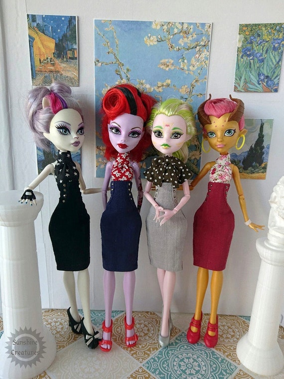 Monster Hohe Puppe Mode Bleistift Rock Kleidung Etsy