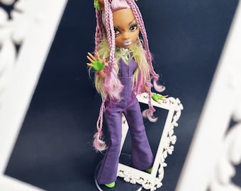 フレアパンツ付きジャンプスーツ - モンスター、エバーアフター、OMG、レインボー、ケイブクラブドールのハイファッション服