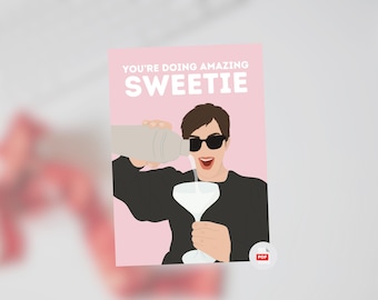 You Are Doing Amazing Sweetie Folded Card | PDF | Instant Download