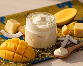 Nourishing Hair Balm with Mango, Shea and Coconut | Hydrating Plant-Based Hair Balm | Body Balm available in 100g, 250g and 500g sizes