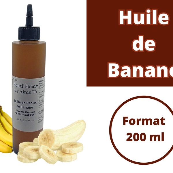 Vegane Haarpflege: Bananen- und Rapsöl für Reparatur und Glanz/ Mit Bananenöl/ Öl für das Haarwachstum