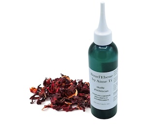 Hibiscus Vegetable Oil for Hair / Infused Oil Made with Hibiscus Powder for Facial Skin / Oil for Hair Growth and Body Care