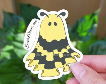 Ghost Stickers ~ Boo-Bee ~ Sheet ~ Candy Corn ~ Waterproof Sticker ~ Sticker for Water Bottle ~ Laptop Sticker ~ 2" 3" inch ~ Gift