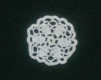 Dollhouse miniature doily handmade