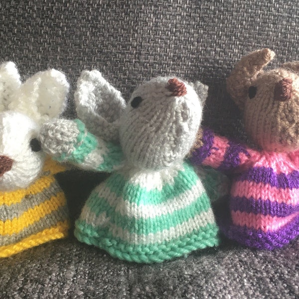 Bunny rabbits- egg cosies- Easter egg cosies- Creme egg bunny cosies- Easter table- Easter hunt- Easter hat decor- rabbit-boiled egg cover