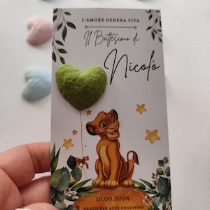 Bomboniere personalizzate piantabili, bomboniere di semi di carta piantabili, regalo per neonati, bomboniere, carta piantabile, regalo di comunione, battesimo