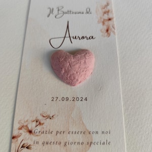 Bomboniere personalizzate piantabili, bomboniere di semi di carta piantabili, regalo per neonati, bomboniere, carta piantabile, regalo di comunione, battesimo