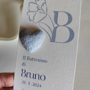 Bomboniera piantabile I Bomboniere matrimonio I Bomboniere semi I Bomboniere carta semi cuore I Matrimonio Regalo I Grazie I Battesimo