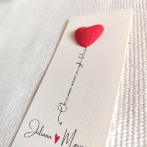Bomboniere personalizzate con semi per matrimonio, bustine di semi, cuori di carta con semi, regalo per baby shower, regalo con piante, matrimonio, cuore ROSSO