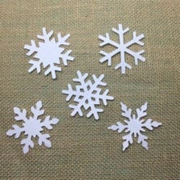 Snowflake Variety Pack Cardstock Die Cuts, Quantity: 25